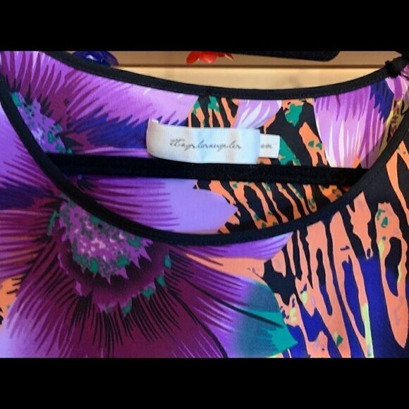 TBAGS LA Dress 3/4 Sleeve Floral Mini Med. EUC - Picture 7 of 8